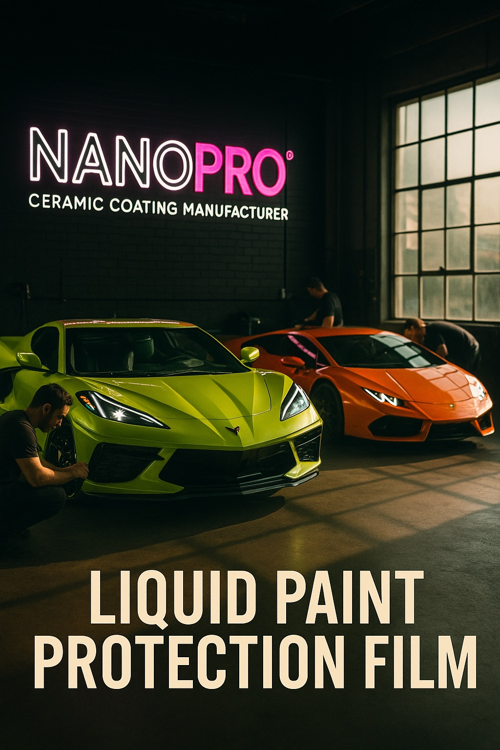 NanoPro Ceramic Coating garage showcase